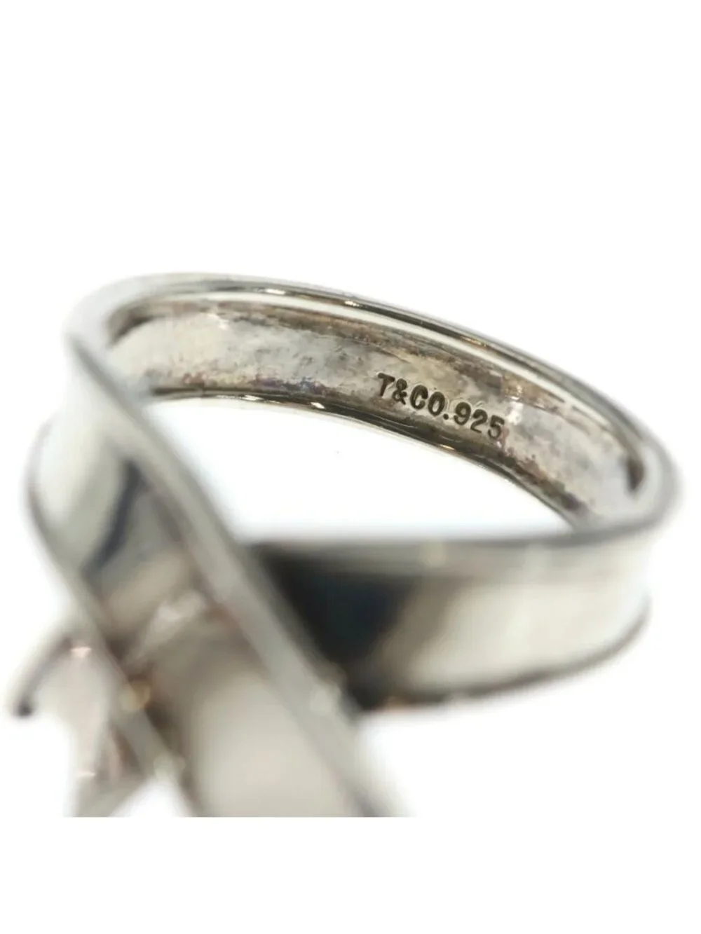 Tiffany & Co Ribbon Ring 925 Sterling Silver